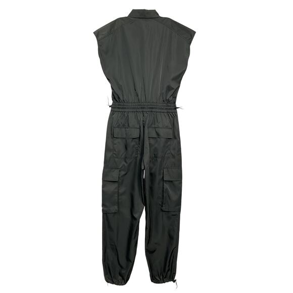 Pistola 'Jade' Black Polyester Jumpsuit Size S - Picture 3 of 4